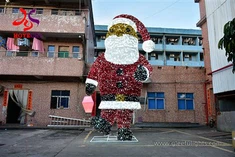 Vruća prodaja prilagođenih vanjskih božićnih ukrasa Djeda Mraza