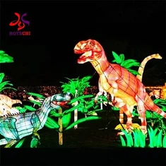 Kineski tradicionalni festival LED osvijetljeni zoološki vrt Tematski park Dekoracija vrtova Fenjer za festival životinjskih dinosaura